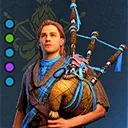 Bagpipers portrait