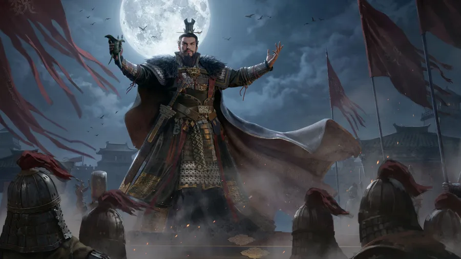 Cao Cao wielding the One-Handed Sword