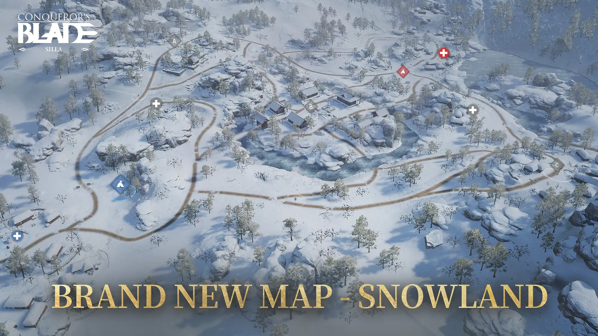 Snowland sky view