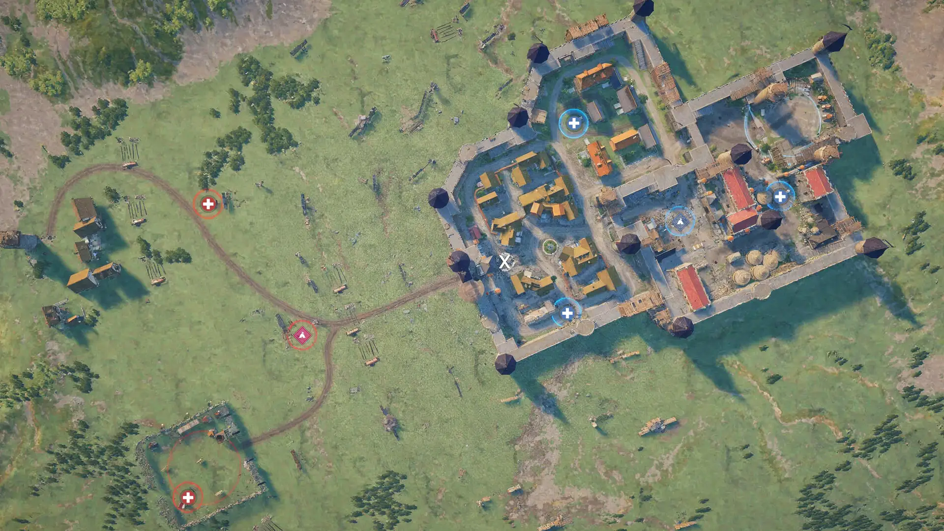 Western Fort sky view