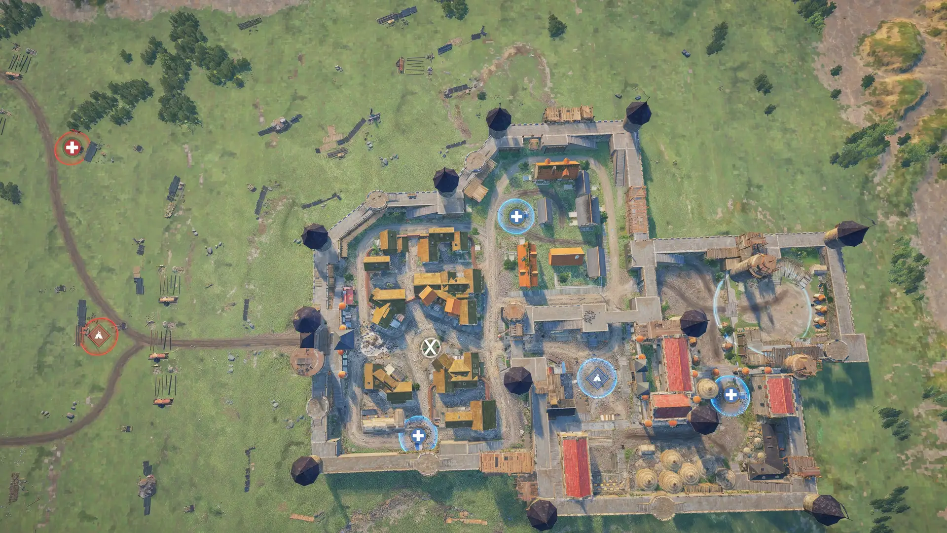 Western Fort sky view